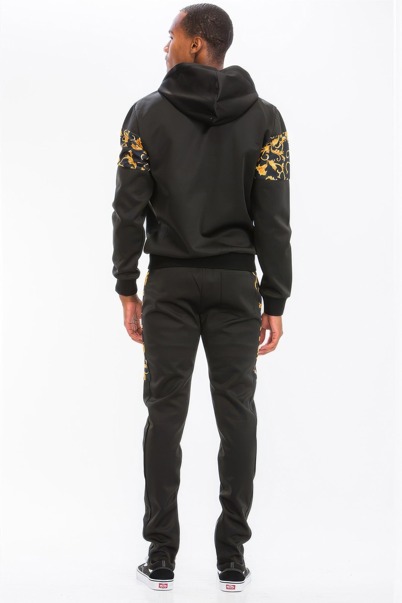 Sporty Printed Poly Span Tracksuit