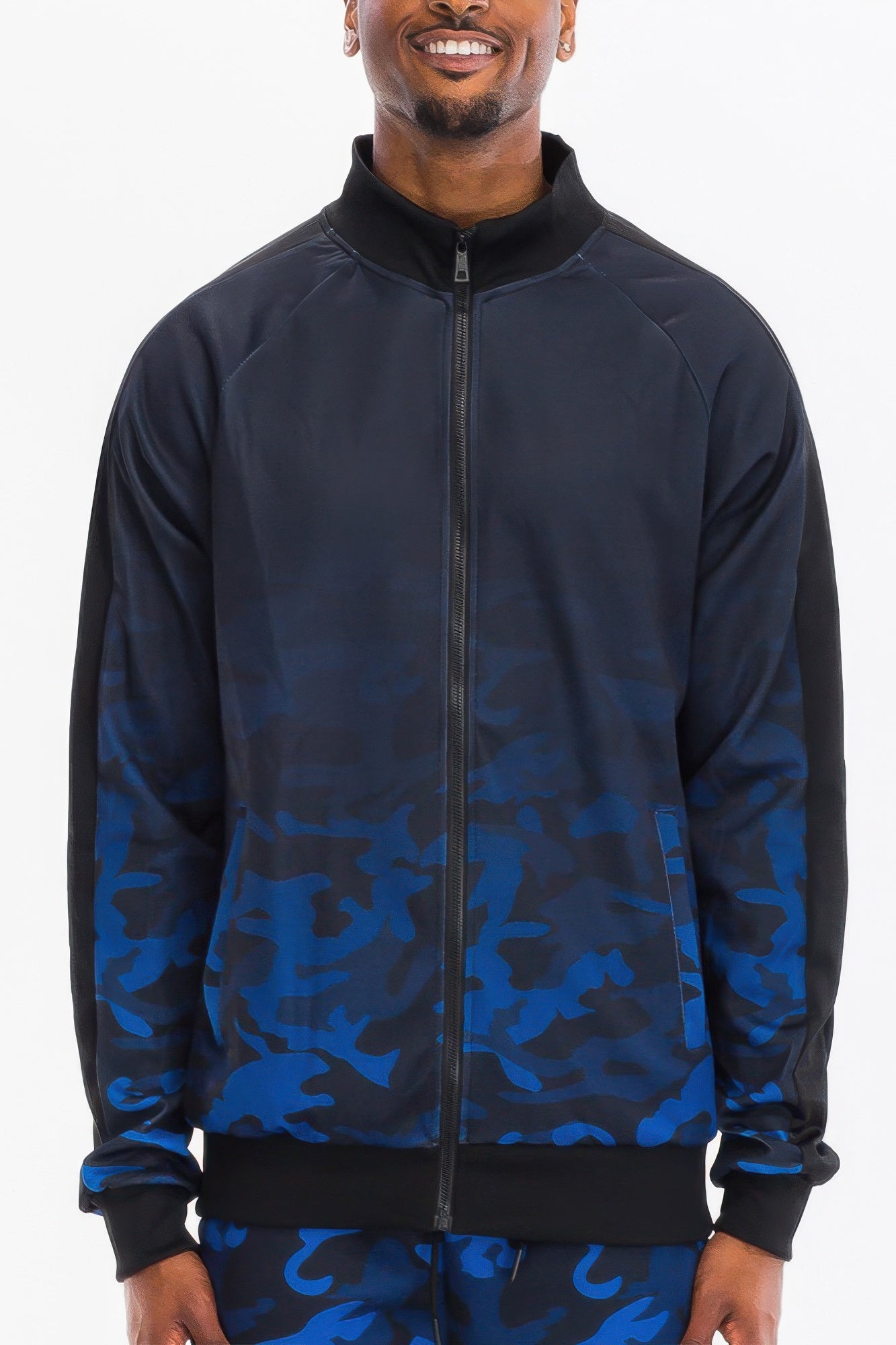 Mens Camo Ombre Track Jacket