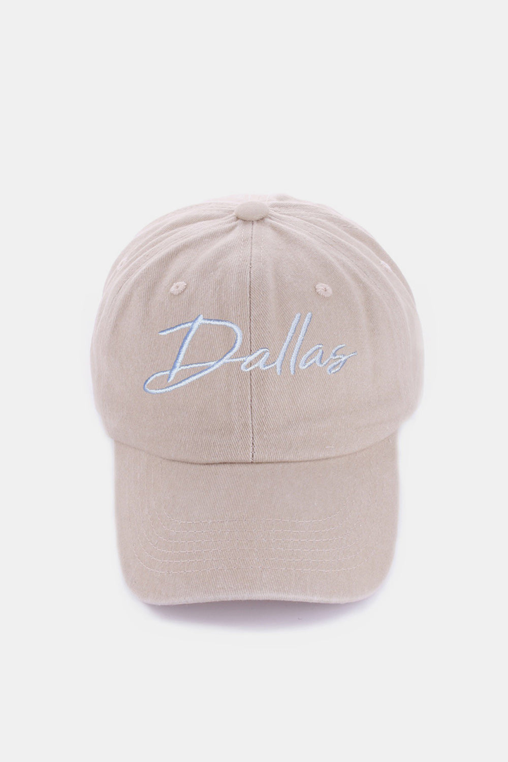 Zenana Washed DALLAS Embroidered Baseball Cap - ShopEasier