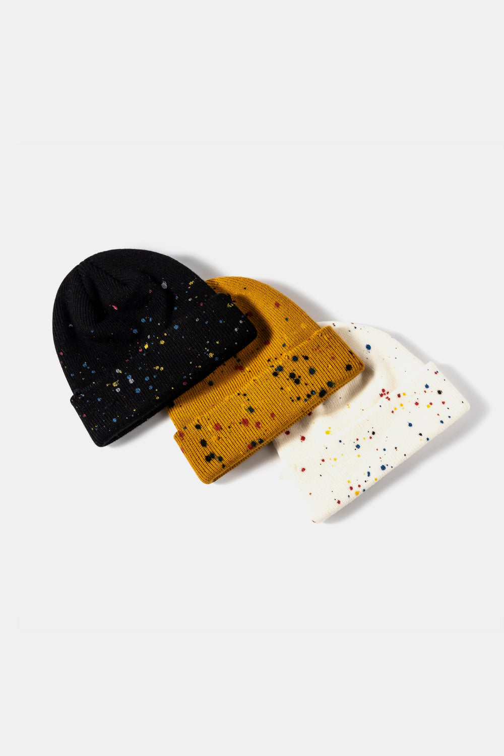 Confetti Rib-Knit Cuff Beanie - ShopEasier