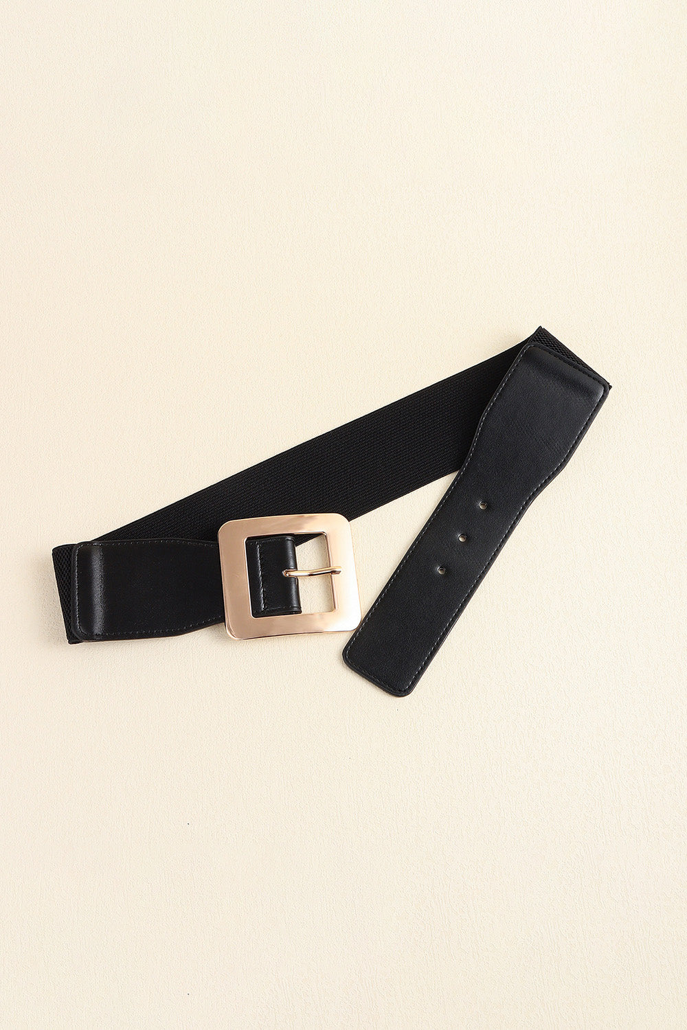 Stylish PU Leather Belt with Alloy Buckle