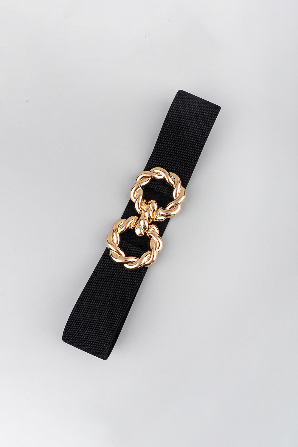 Elastic Belt with Zinc Alloy Buckle