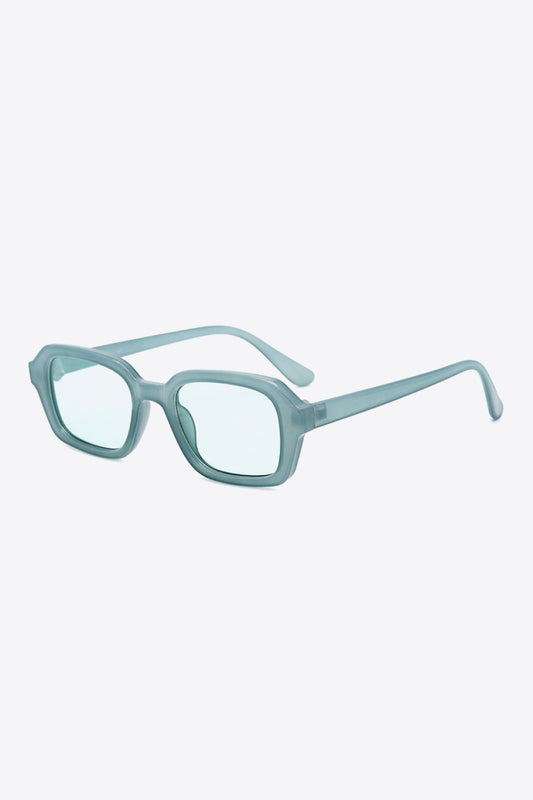 UV400 Rectangle Full Rim Eyewear with Case