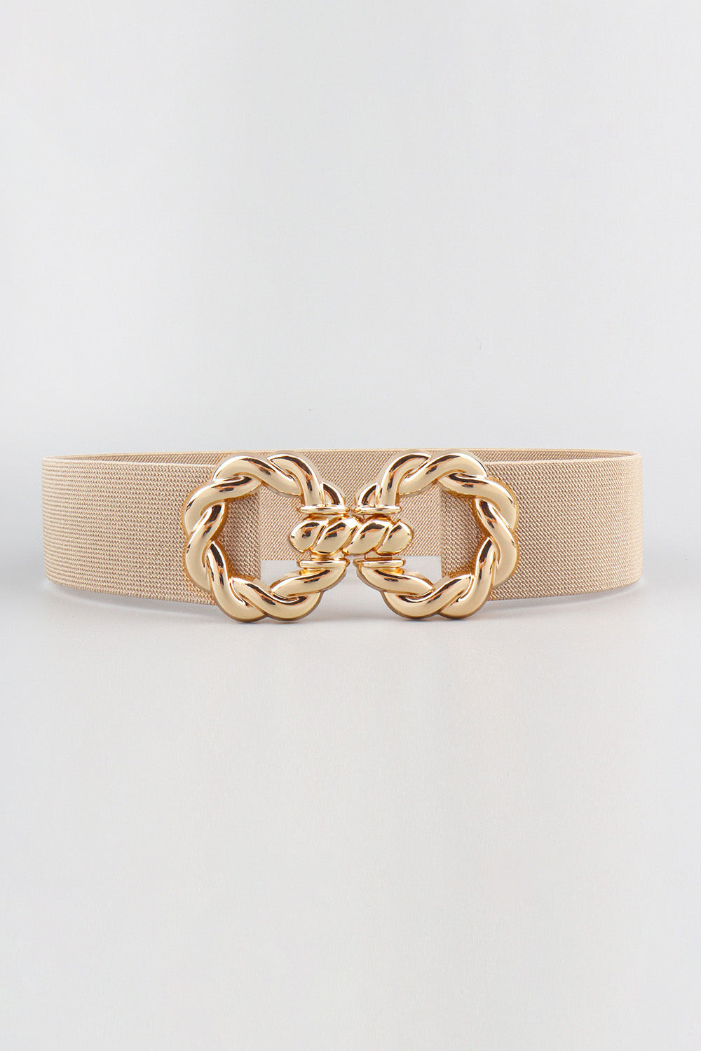 Elastic Belt with Zinc Alloy Buckle