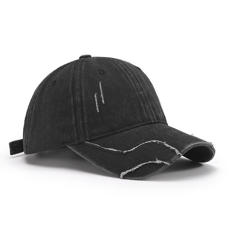 Raw Hem Adjustable Cap - ShopEasier