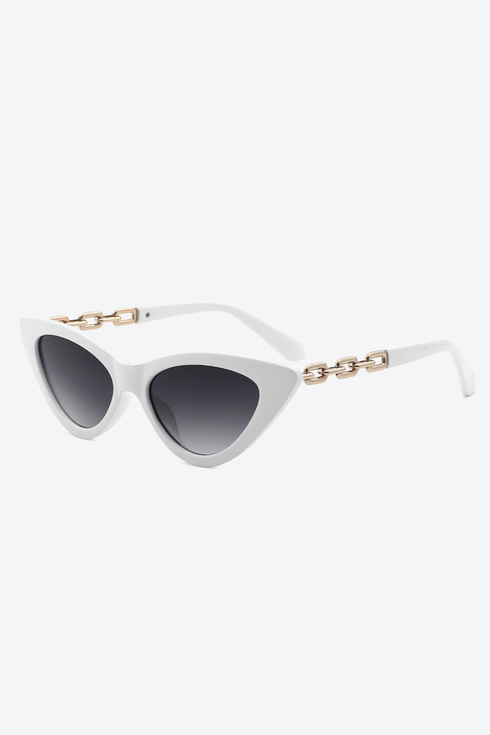 Chain Detail Cat-Eye Sunglasses - ShopEasier