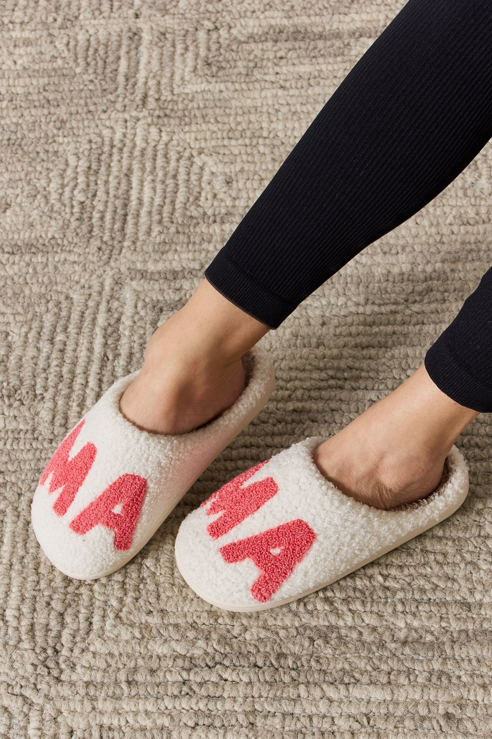 Cozy Winter Melody MAMA Pattern Slippers