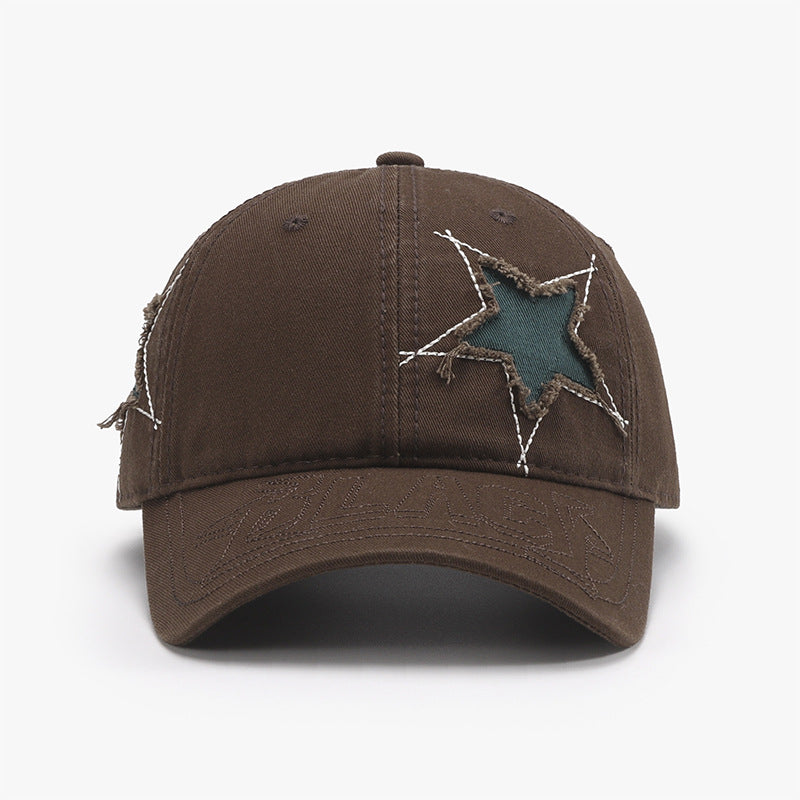 Adjustable Star Raw Hem Cap - ShopEasier