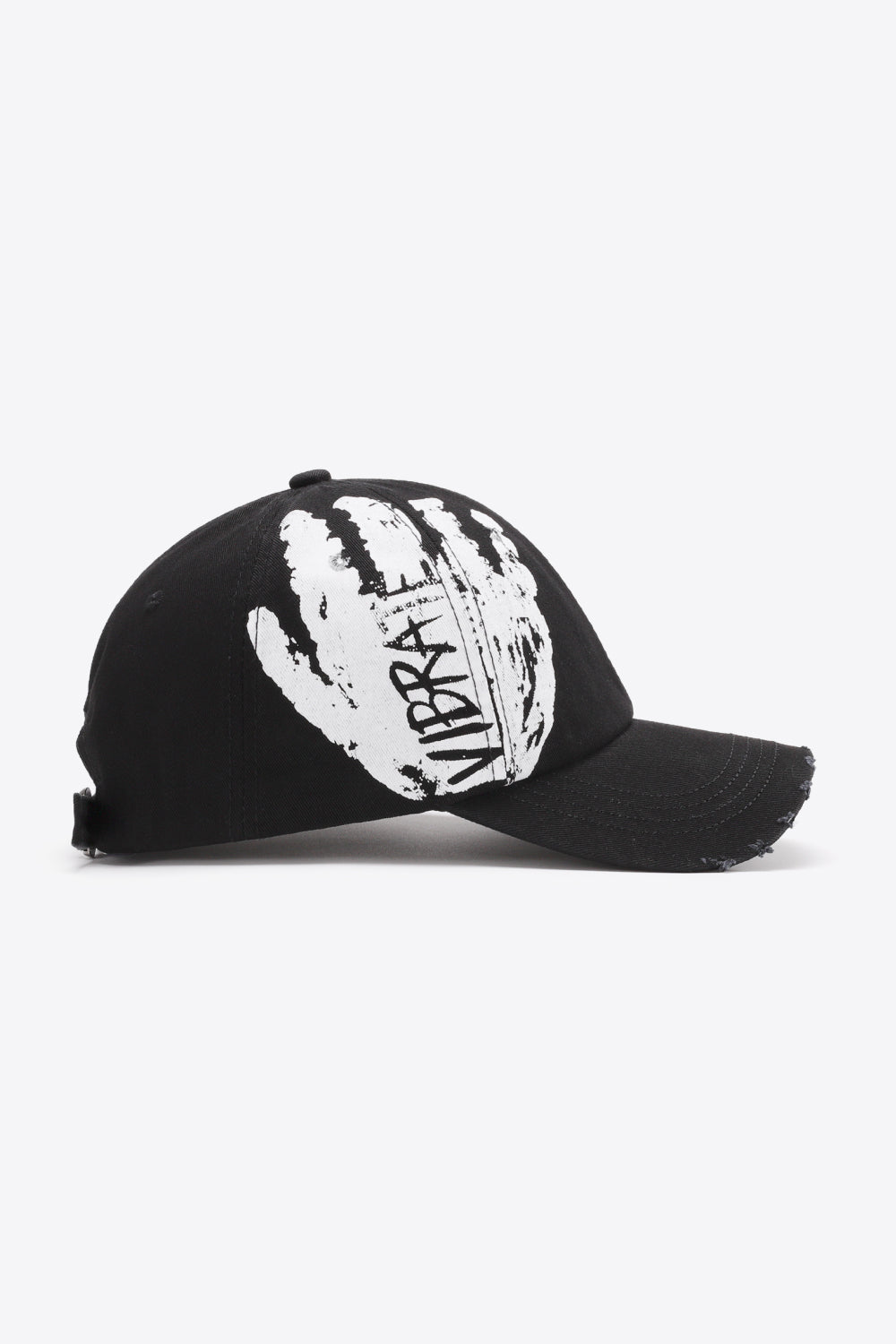 VIBRA Graphic Distressed Adjustable Baseball Cap - ShopEasier