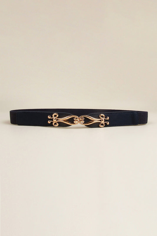 PU and Alloy Elastic Buckle Belt