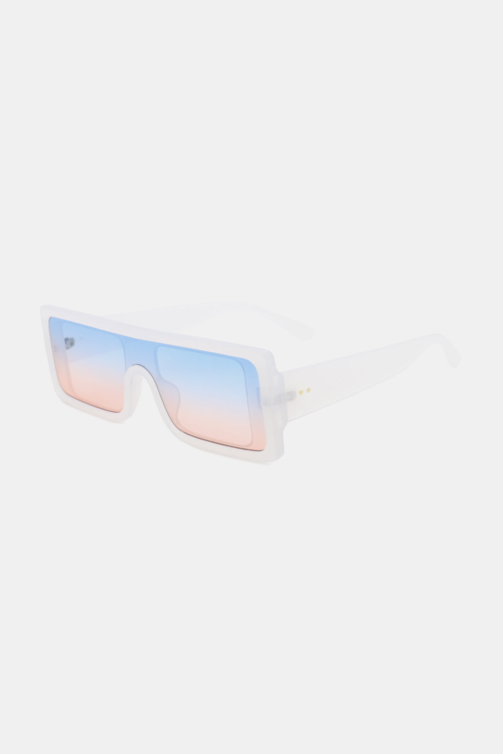 UV400 Polycarbonate Rectangle Sunglasses with Case