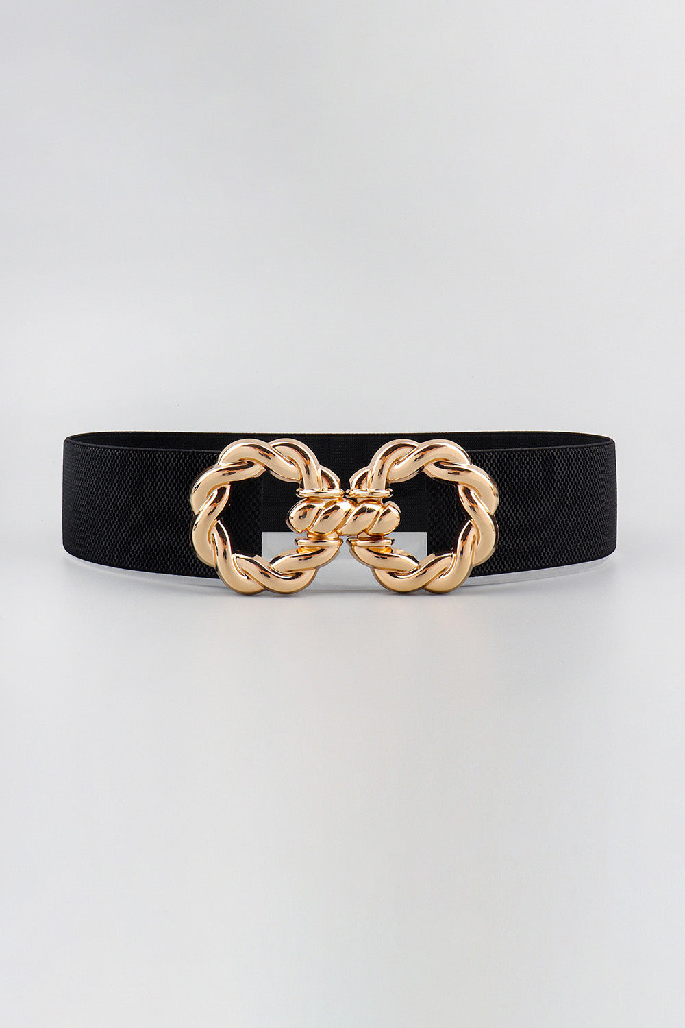 Elastic Belt with Zinc Alloy Buckle