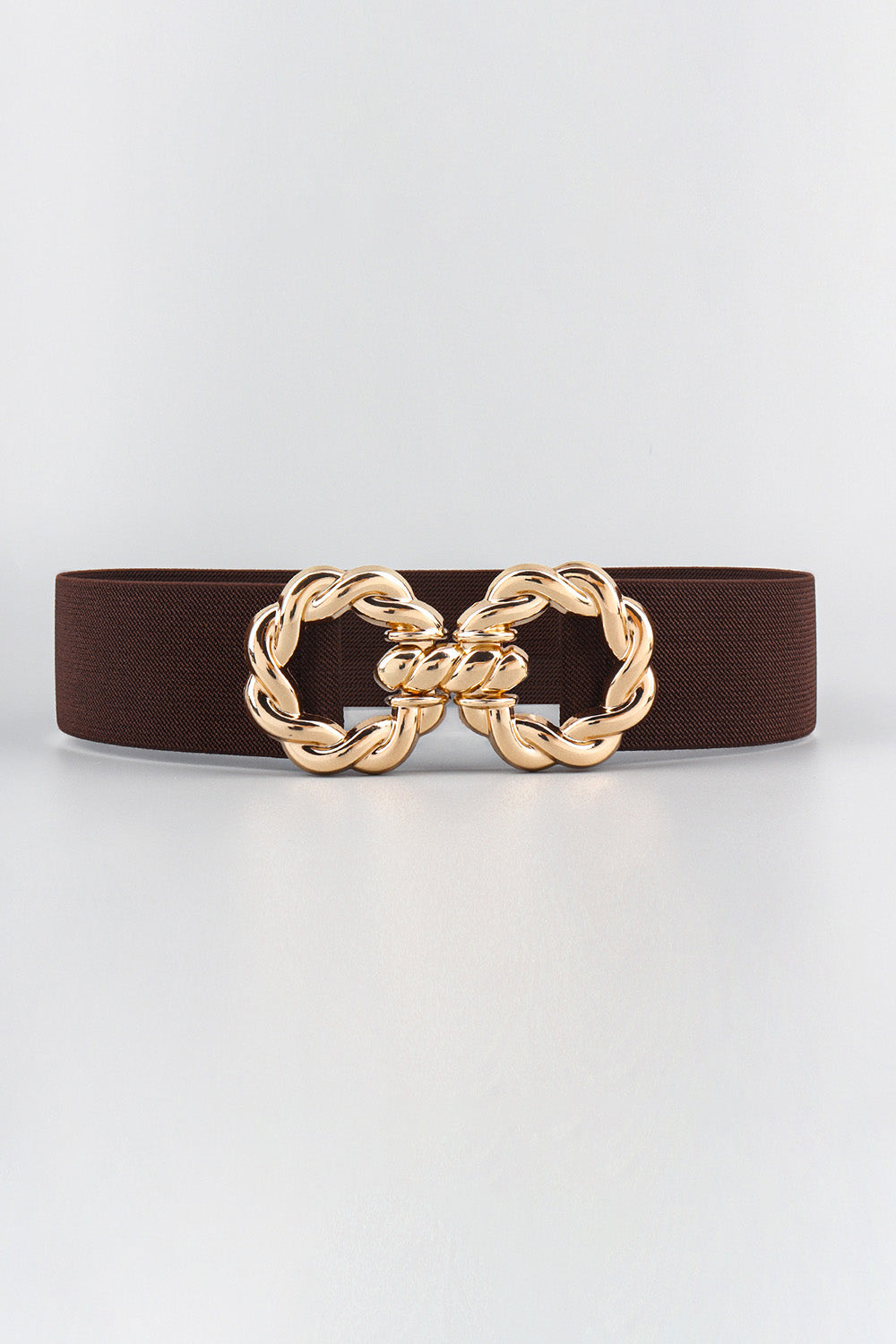 Elastic Belt with Zinc Alloy Buckle