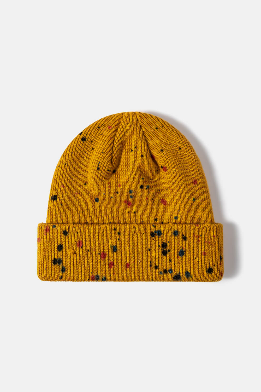 Confetti Rib-Knit Cuff Beanie - ShopEasier